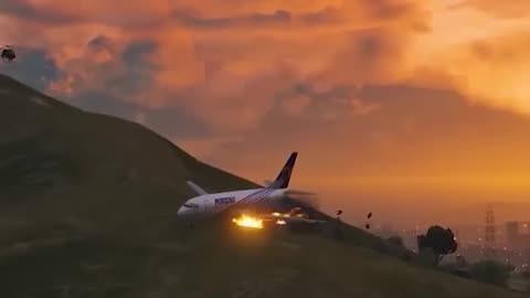 Boeing 737 engine fire, forced to land in the mountains