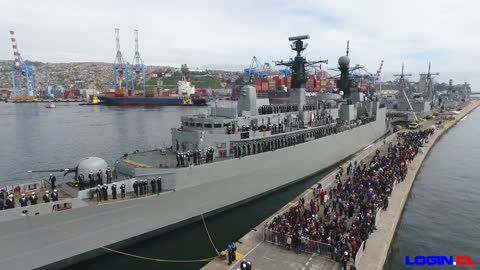 Fragata “Almirante Williams” zarpa rumbo a Brasil