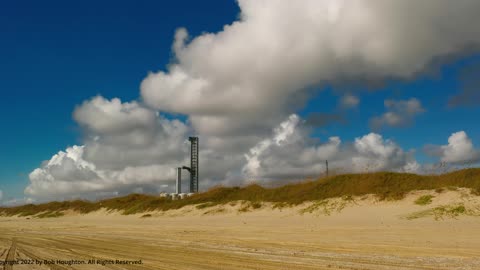 SpaceX Launch Pad - 8-27-2022 - Starship Booster