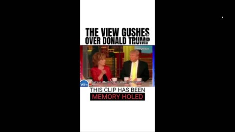 FLASH BACK: The Crazy Karens at THE VIEW used to LOVE Trump