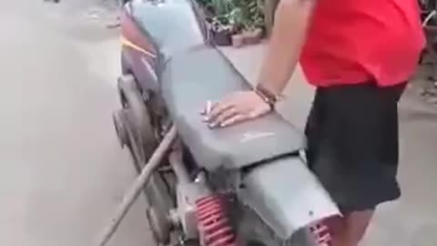 fun motobike dumping engine