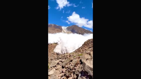 Caught In An Avalanche In Kyrgyzstan