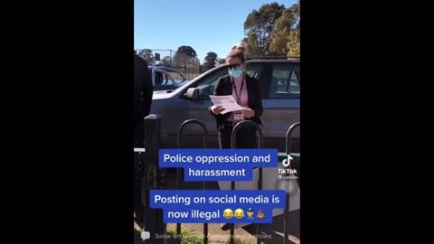 Australian Police Harass Woman Over Social Media Posts, Say She Can't Leave House To Protest