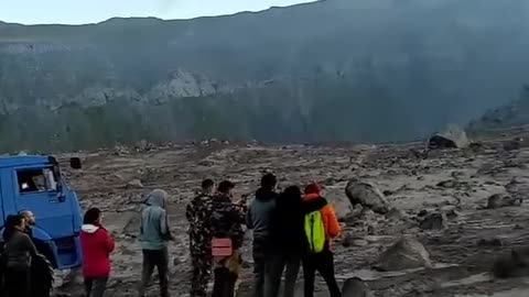 Shiveluchm volcano woke up in Kamchatka