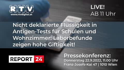 Ankündigung Pressekonferenz am 22. September