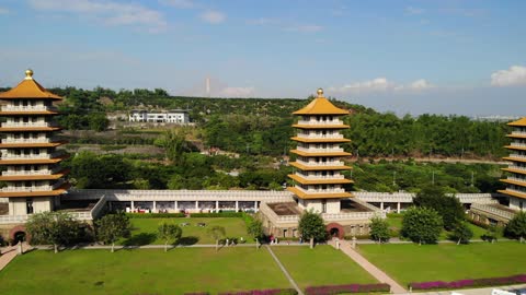 Fo Guang Shan 佛光山 Monastery & Buddha Museum 🇹🇼 (2018-11) {aerial}