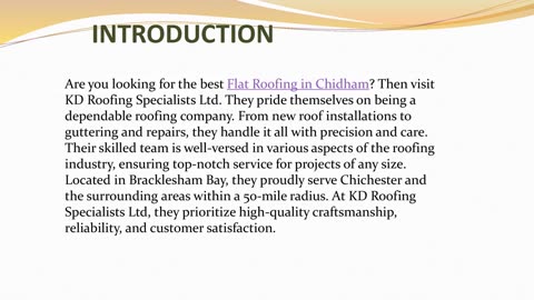 Best Flat Roofing in Chidham