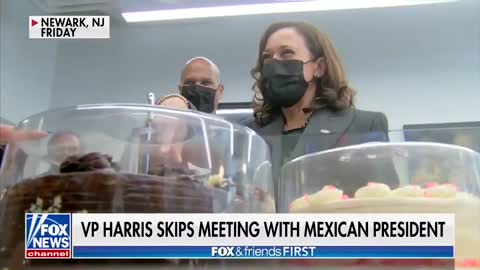 Kamala Harris skipped a meeting about Mexican cartels to go to a bakery in New Jersey.