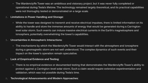 Talking with AI about Tesla's Greatest Secrets: Wardenclyffe Tower