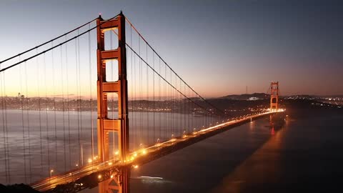 the Golden Gate Bridge