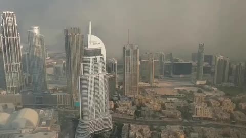 There are sandstorms in Dubai and all over the UAE.