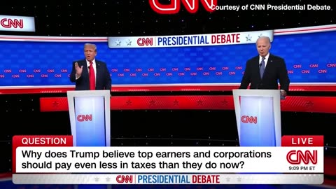 "Look If We Finally Beat Medicare" Trump Does a Double Take as Biden Glitches on Stage