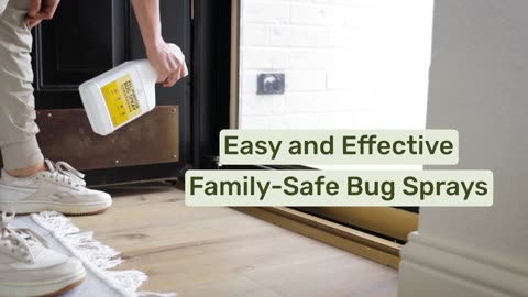 Easy and Effective, Family-Safe Bug Sprays