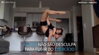 Ter filhos e fazer academia é impossível? Nem sempre...