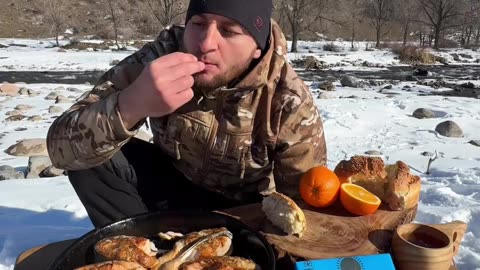 Grilled fish with orange🤤