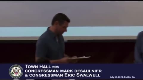 Eric Swalwell Humiliated by Hecklers asking about Chinese Spy Lover