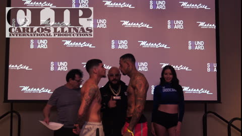 Weigh In Corey Caad Vs Hassain Bilal