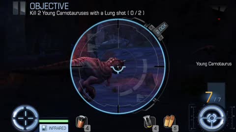 KILL 2 YOUNG "CARNOTAURUSES" WITH A LUNG SHORT