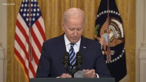 Biden's remarks on Russian invasion of Ukraine