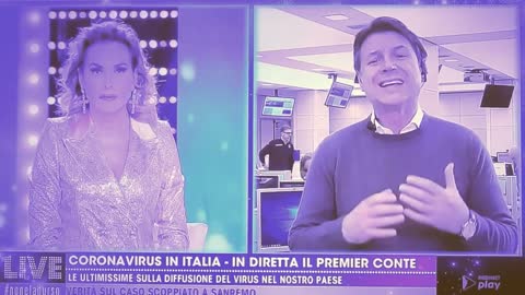 CORONAVIRUS - PAGLIACCI IN TV