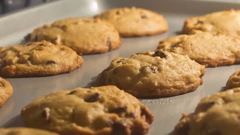 Baking Chocolate chip cookies