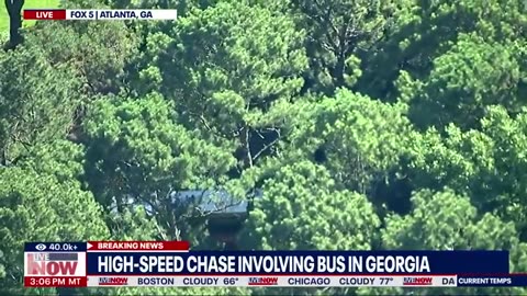 WATCH_ Hijacked bus leads police on dangerous high-speed chase _ LiveNOW from FOX