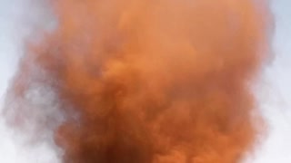 Dust Devil Rips Through Desert