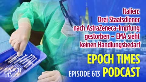 Italien: Drei Staatsdiener nach AstraZeneca-Impfung gestorben – EMA sieht keinen Handlungsbedarf