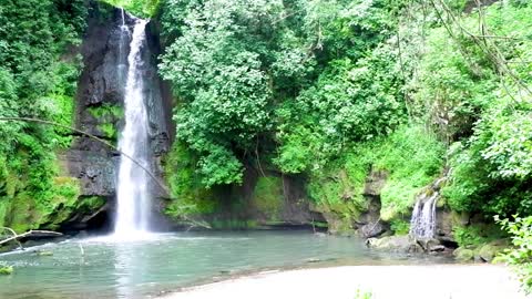 waterfall bath