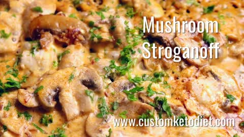 Keto Mushroom Stroganoff