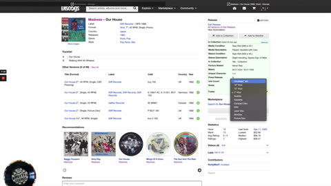 INTRO TO COLLECTING MADNESS USING DISCOGS