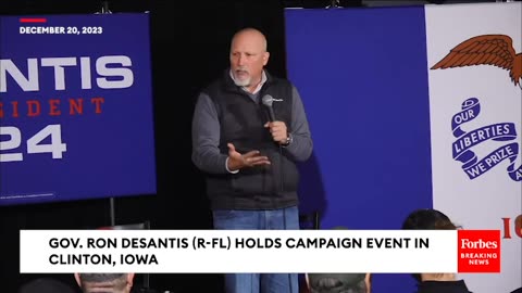 'We Beat Fauci'- DeSantis Touts Record, Right-Wing Accomplishments During Iowa Campaign Swing