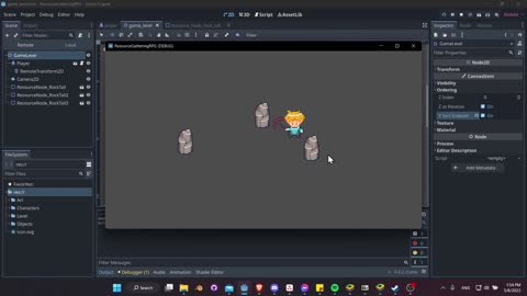 Level Scene ~ Follow Camera, Adding Scene Objects, and Y-Sorting - Godot 4 Tutorial