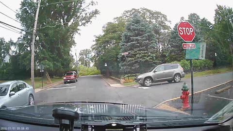 Dashcam Captures Tree Taking out Power Line