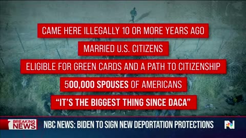 NBC: Biden is set to announce MASS AMNESTY for a million illegals