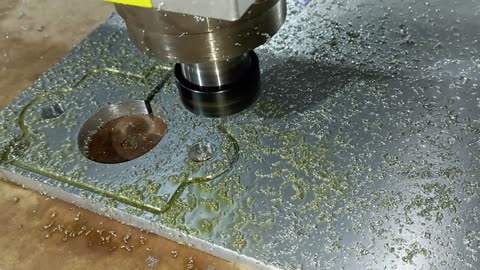 Usinagem em alumínio com a Router cnc para fabricação de Cabeçote flutuante