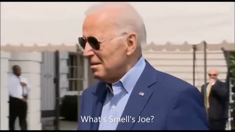 Bidens butt has been wiped