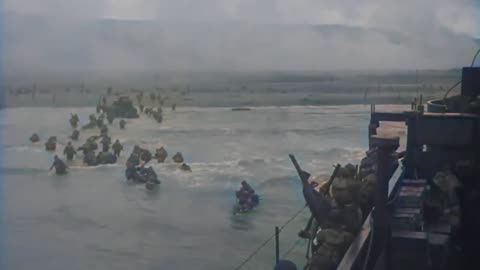 D-day footage in color - 1080p 60