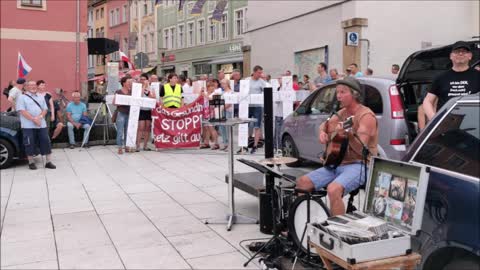 MICHAEL PRITZKE - Danke, Dass Es Diсh Gibt - 73. MAHNWACHE - BAUTZEN, Kornmarkt, 27 06 2022