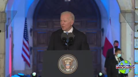 Biden gives speech to Poland 3/26/22