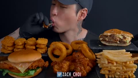 ASMR MUKBANG FAST FOOD_BIG MAC_CHI_NUGGETS