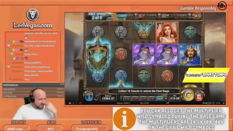 The Sword and The Grail top 5 BIG WINS - Record win on slot