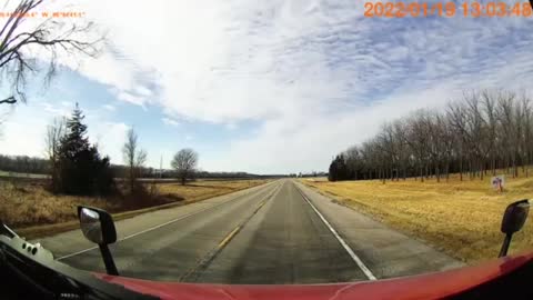 CMV Near head on collision on two-lane Highway, North Bend, NE