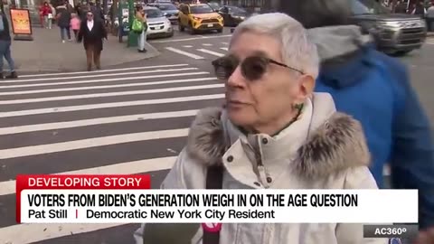 He just wanders off': Voter from Biden's generation shows concern over his mental competency