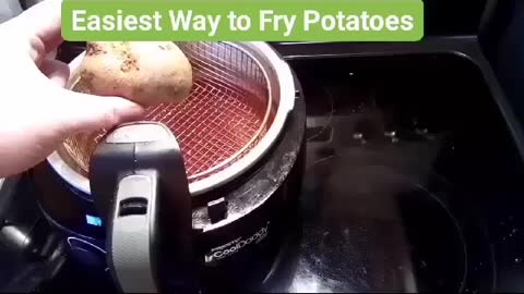 Easy Way to Fry Potatoes - Deep Fried Potato