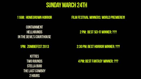 The Second Annual Mad Monster Party Film Festival Sizzle Reel