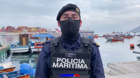 Armada de Chile sorprende a colombiano traficando drogas en la desembocadura del Río Loa