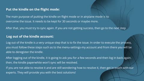 Fix Kindle Paperwhite Won’t Sync Error