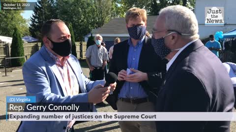 Senator Gerry Connolly is asked about expanding Supreme Court justice