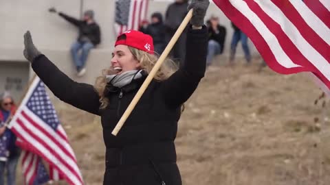 Americans for Freedom Cheer on the People's Convoy as it Passes Through Ohio